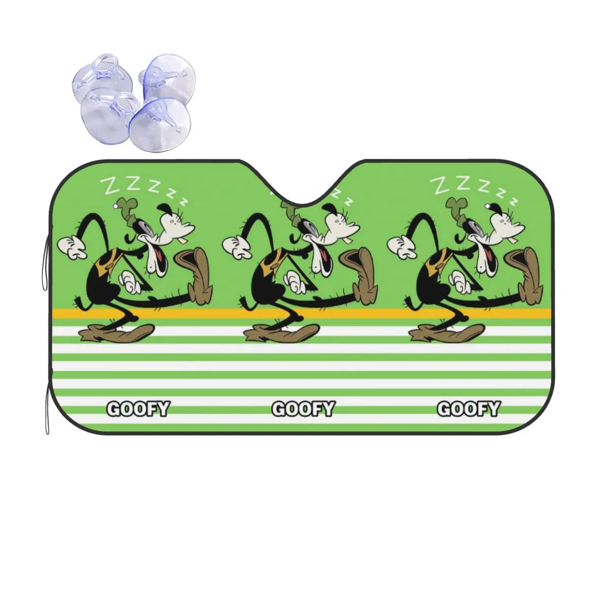 

Custom Goofy Goof Car Windshield Sunshade Foldable Anime Cartoon Sun Blocker Car Window Shades