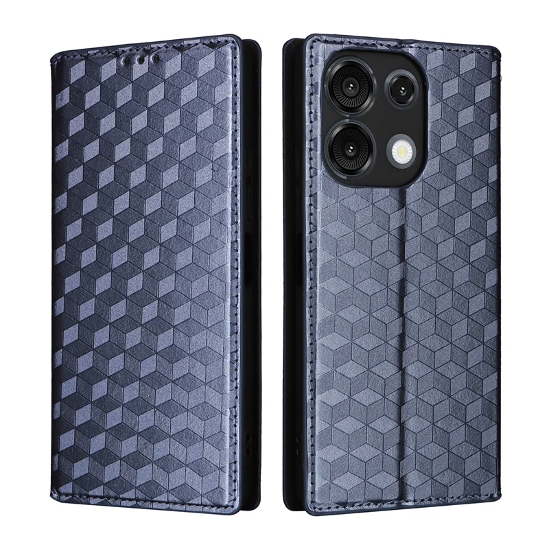 For Umidigi G9 5G stereoscopic lines flip wallet skin PU case purse for Umidigi G 9 G9 Magnetic Phone Cover