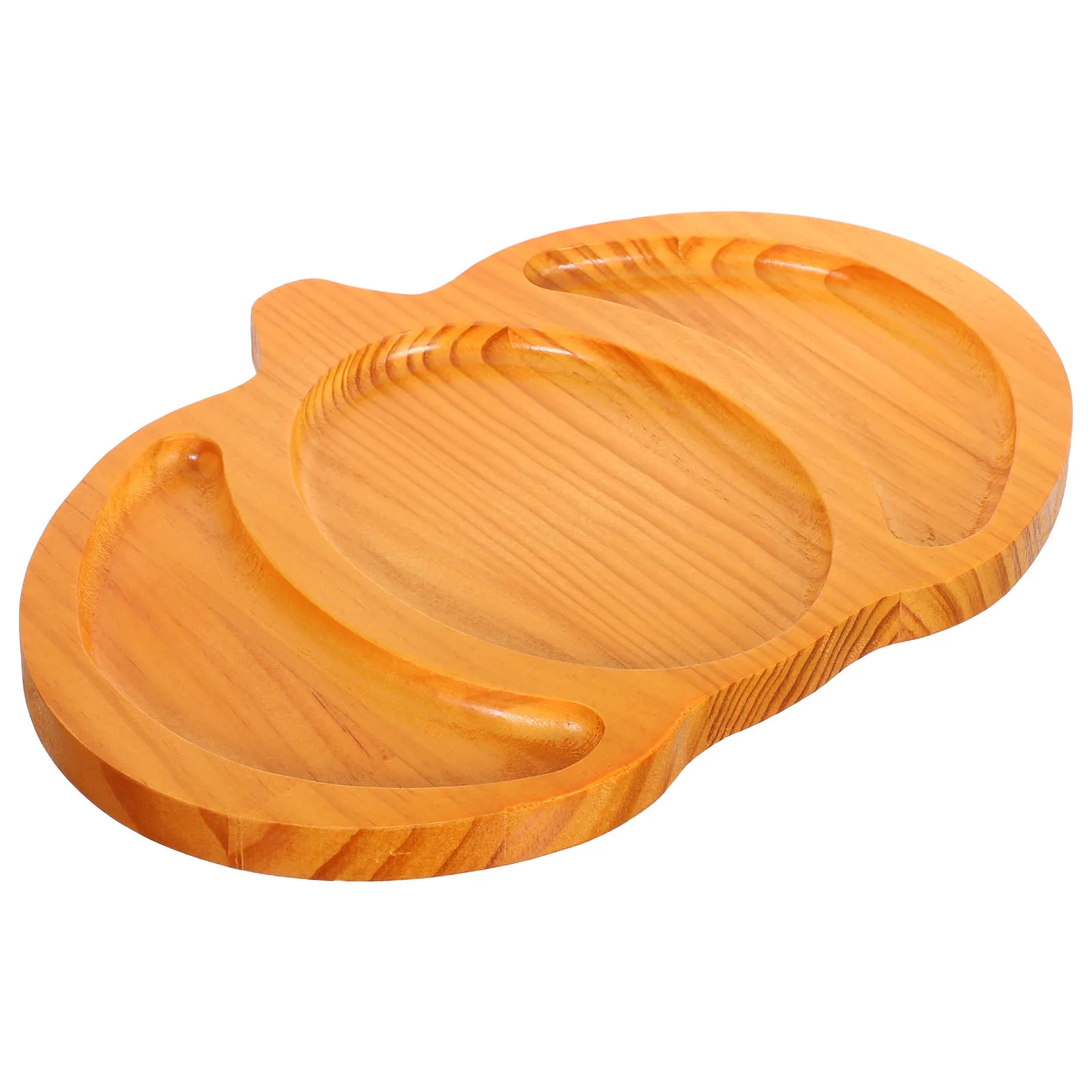 

Wooden Pumpkin Serving Platter Rustic Divided Charcuterie Board Thanksgiving Snacks Candy Cookies Wooden Pumpkin Tray