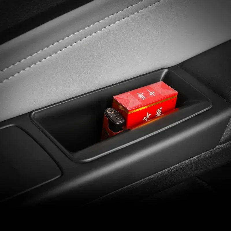 Customizes Car Door Inner Handle Storage Box Interior Modification Car Accessories For Volkswagen Golf 8 MK8 GTI Rline 2021 2022