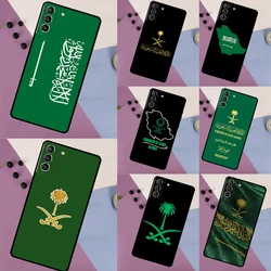Kingdom of Saudi Arabia Flag Case For Samsung Galaxy S22 S23 S24 Ultra S9 S10 Plus Note 10 20 Ultra S20 S21 FE Cover