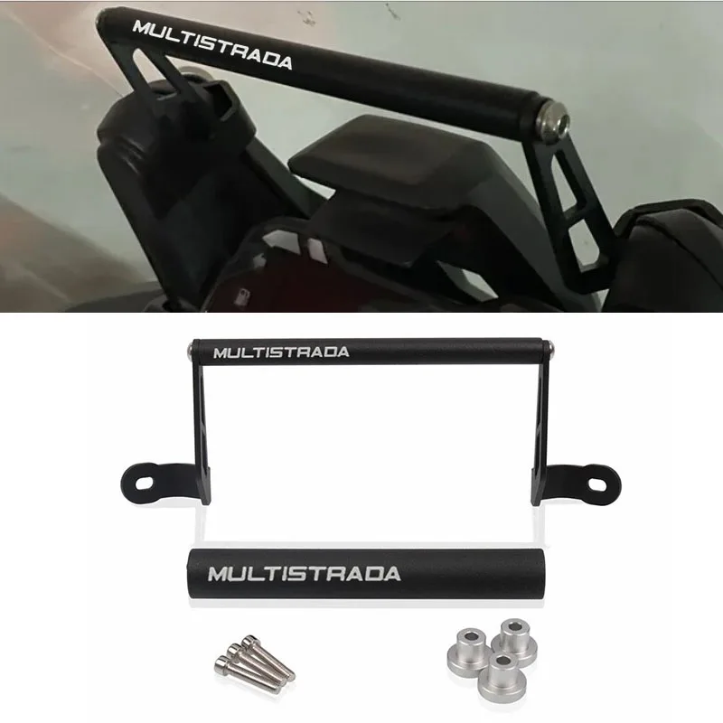 

Motorcycle Mobile Phone Holder Stand Support GPS Navigation Plate Bracket For Multistrada 950 950s 1200 1200S 1260 MTS 1200
