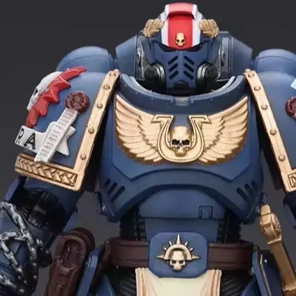 【MT】H12.1cm JOYTOY Warhammer 40K Ultramarines Guilliman Titus Metaurus Chaplain Biologis Calgar Varus MKIII PVC 1/18 Figure