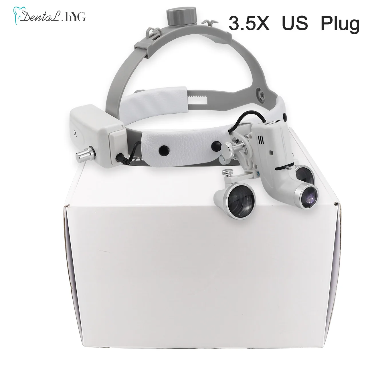 HARBOR DENT 2,5X/3,5X Dental LED Licht Lampe Fernglas Lupen Helligkeit Spot Einstellbare Dental Labor 5W Scheinwerfer Für Chirurgische scheinwerfer 4