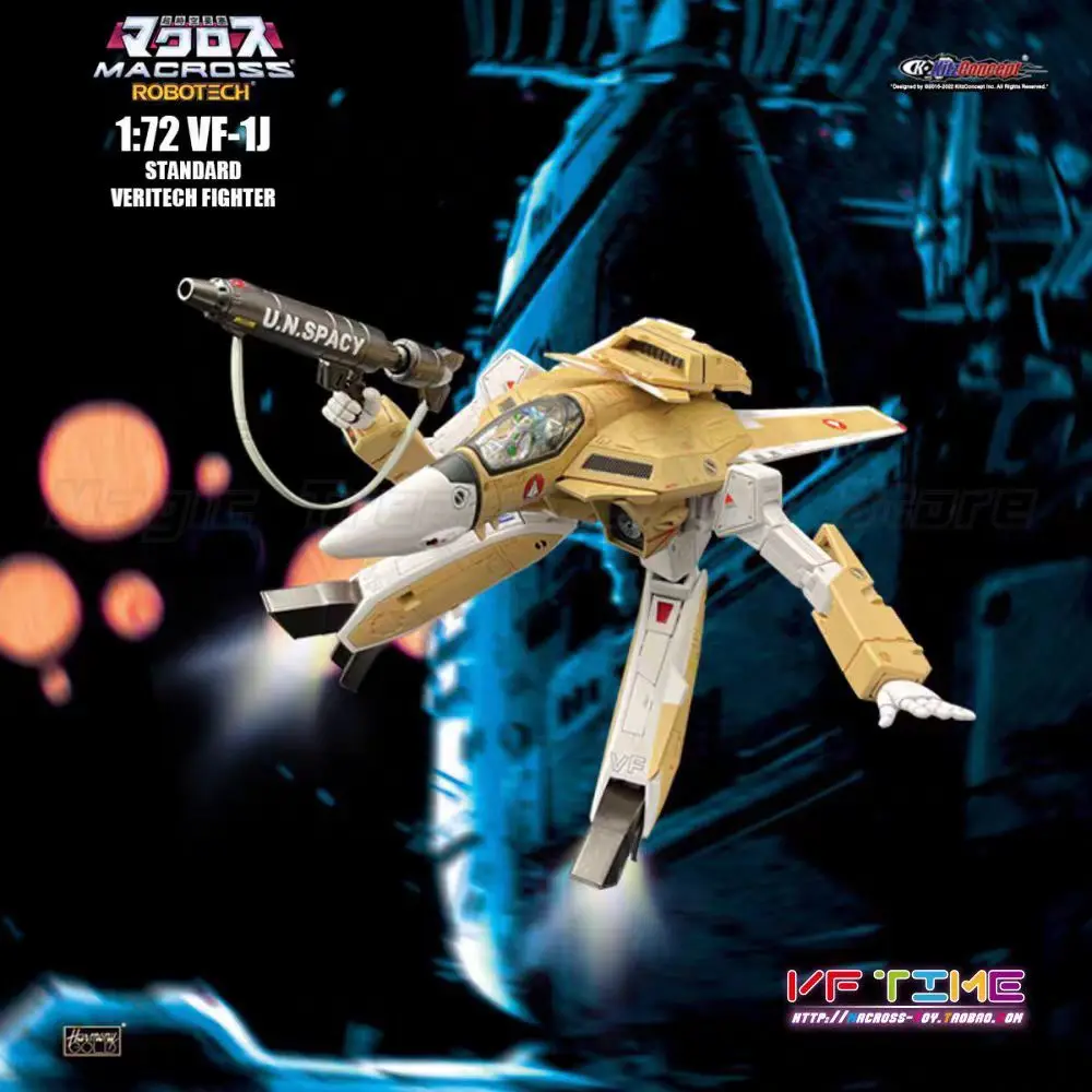 Concepto Kitz Original Robotech Macross Frontier VF-1A Mafia producida en masa versión de edición limitada versión 2,5 versión 1/72 modelo terminado