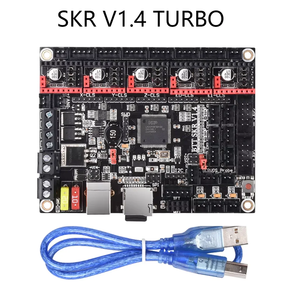 BIGTREETECH SKR V1.4 Turbo SKR V1.4 32 Bit Motherboard Support UART SPI ESP-01S TMC2209 Upgrade For LCD12864 Ender3 3D Printer image 3