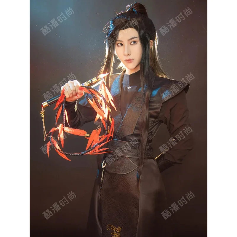 

25COSAnime Erha Mo Ran Косплей Костюмы Tian Guan Ci Fu He Xuan Mo Ran Косплей Костюм Обувь Парик Подставки Для Женщин Мужчин Хэллоуин Па