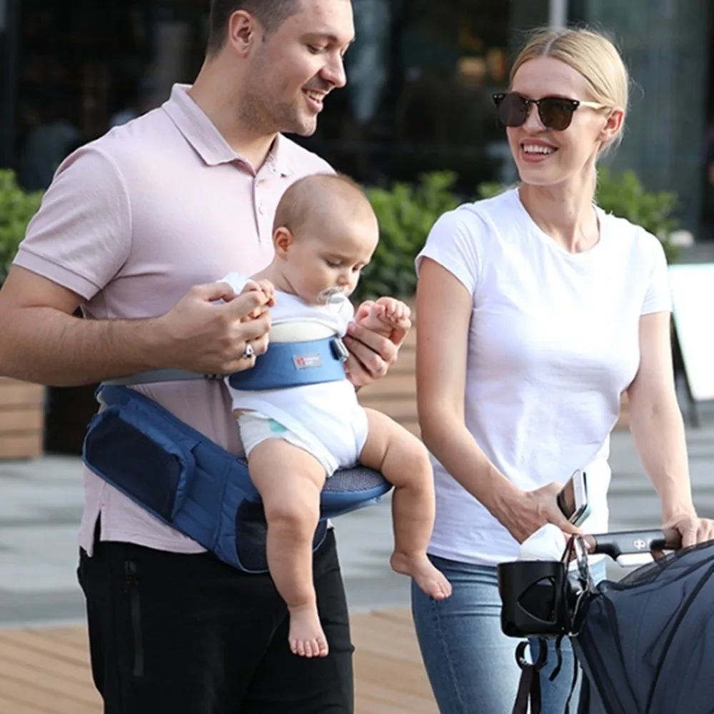 

Ergonomic Design Baby Carrier Adjustable Breathable Baby Waist Stool Newborn Front Holding Waist Stool Strap Infant Hip Seat