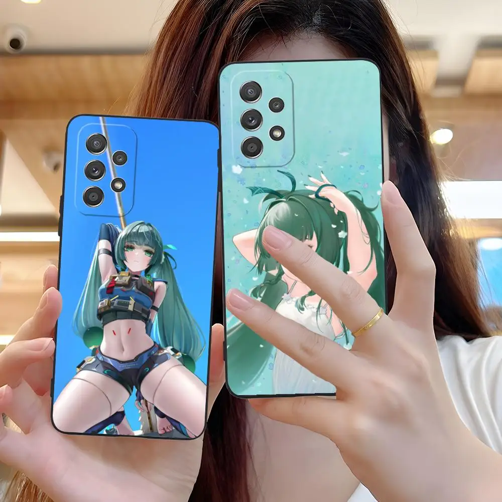 

Zenless Zone Zero QingYi Phone Case for Samsung Galaxy M55 54 42 35 34 33 32 23 22 15 14 13 12 F55 5G Colour Protective Cover