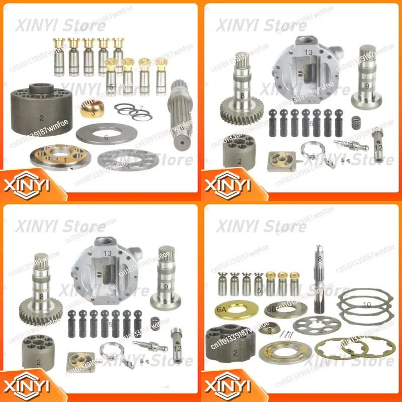 Excavator Slewing Motor Parts for M2X150 for EX200-1 for EX400LC heavy equipment replacement parts construction machinery