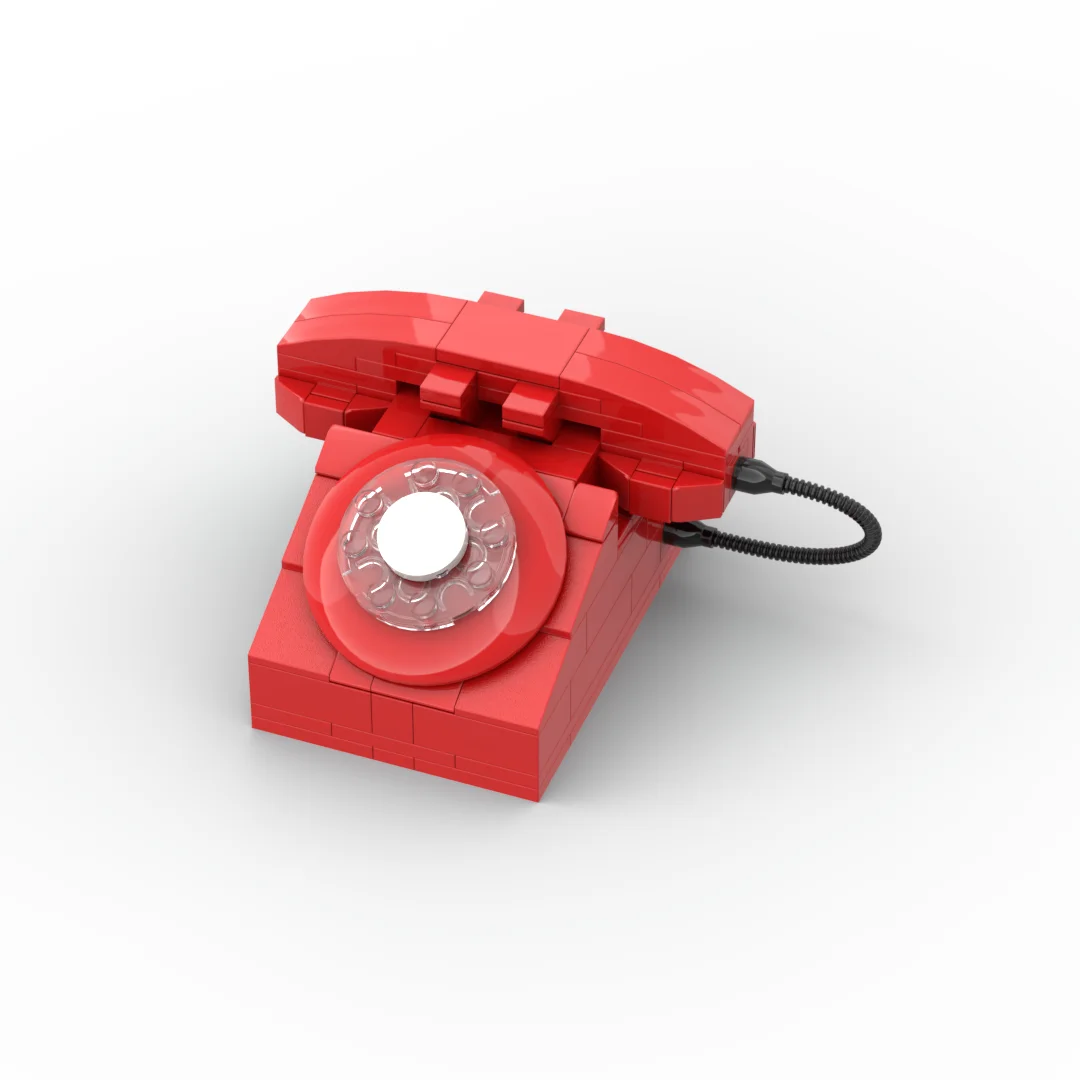 Creative Retro Bricks Television Telephone Camera MOC Building Blocks Toys Birthday Gifts