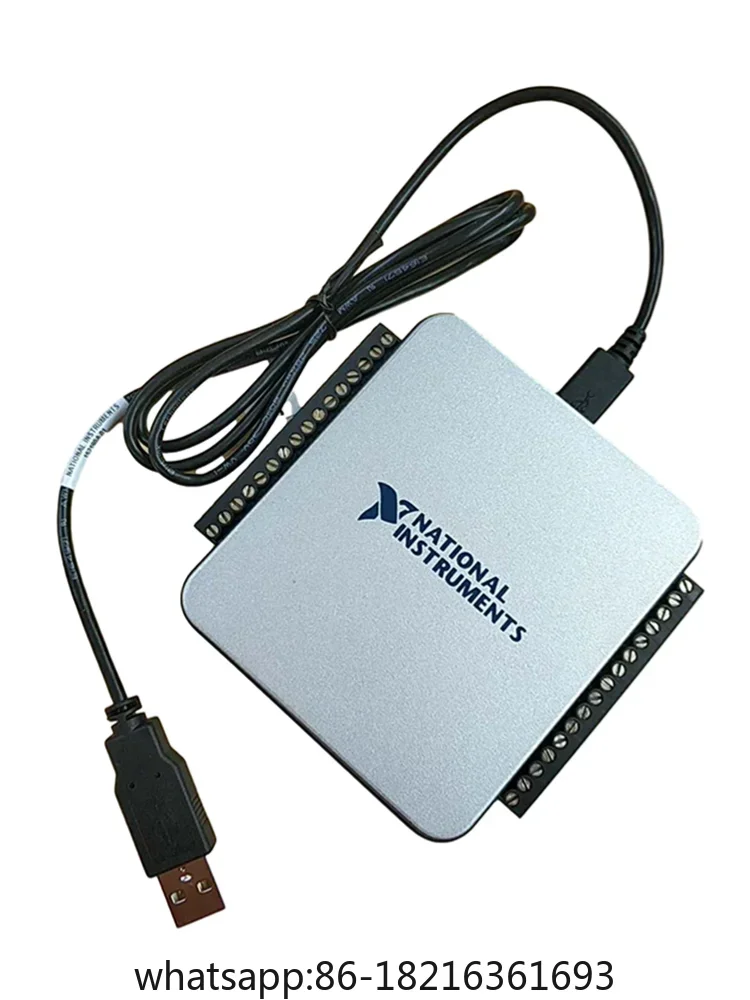 قياس الجهد لبطاقة الحصول على البيانات متعددة الوظائف NI USB-6001 LabVIEW #1