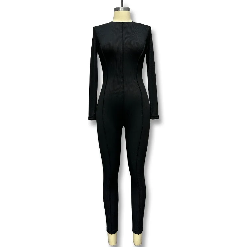 Body décontracté ventre femmes trajet coupe ajustée affaires Sexy moulante poitrine ouverte froncé athloisir Hipster arête de poisson sauvage évasé