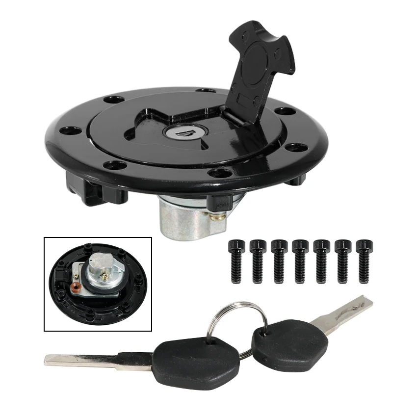 غطاء غاز الوقود مع غطاء مفتاح خزان ل KTM 125 200 250 390 790 890 RC ABS B.D IKD CKD 2018-2024 سنة OEM: 93807008000 94107008000 #6