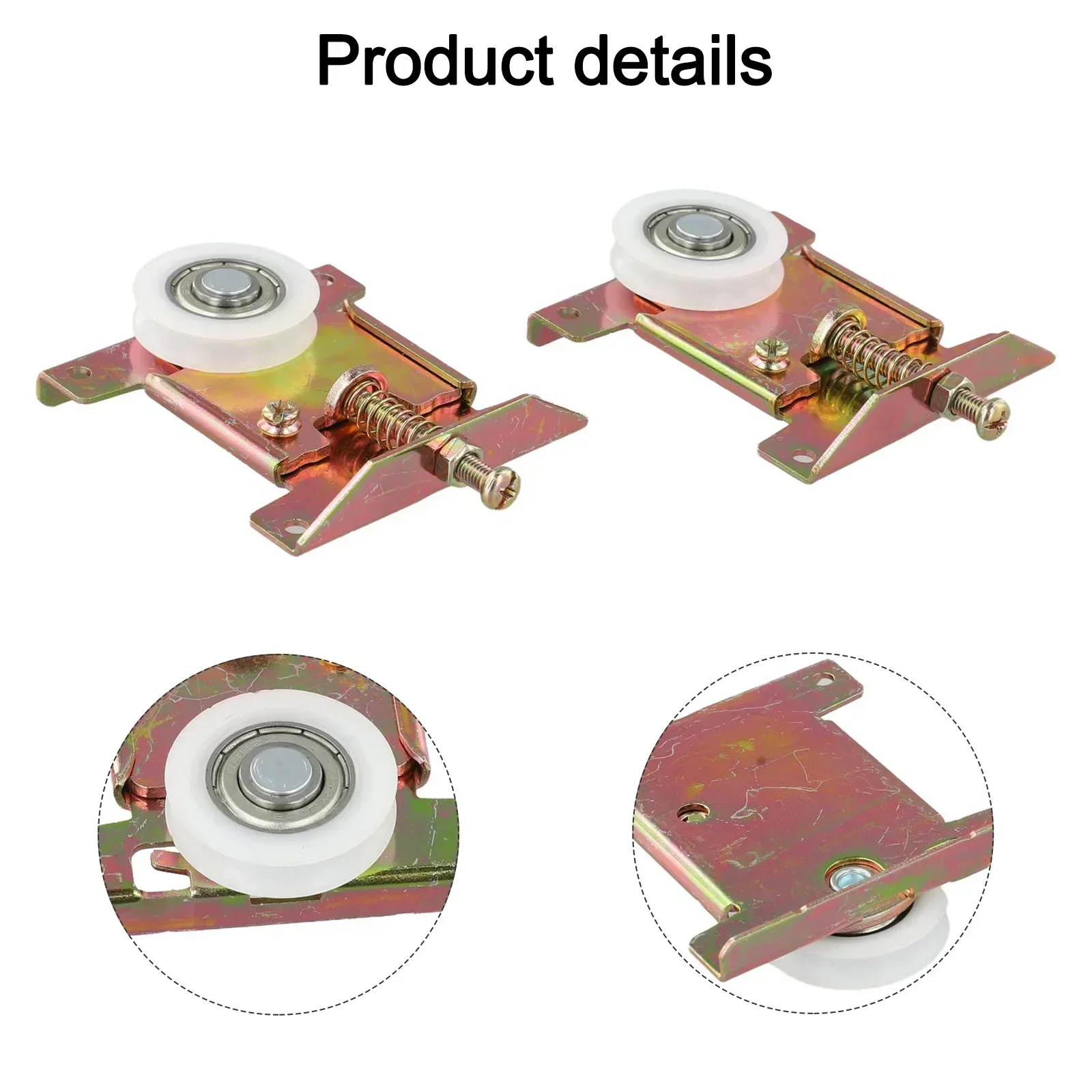 

Ускоренный шкив для мебели Роликовые колеса Золотые осколченные колеса Легкие скользящие сокращенные перекидки Стабильная работа
