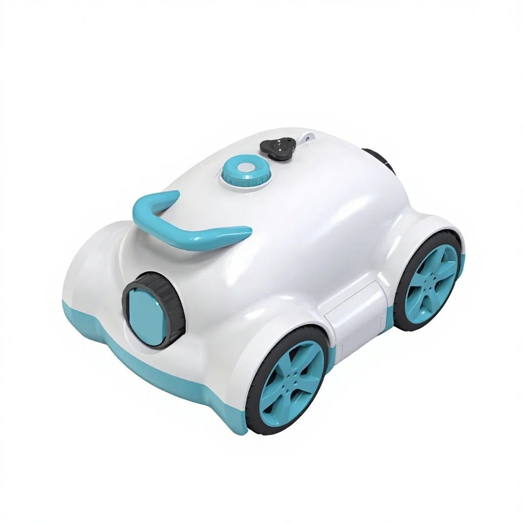 Cordless Wireless Intelligent Automatic Swimming Pool Cleaning Robot Villa Cleaner Underwater Plastic Brush Motor 120V Powered
