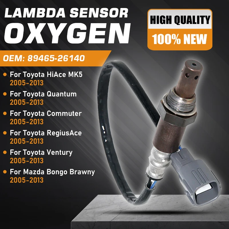 Sonda Lambda para Toyota HiAce Toyota Quantum oxígeno O2 Sensor Toyota Commuter RegiusAce Ventury Mazda Bongo Brawny 2005-2013