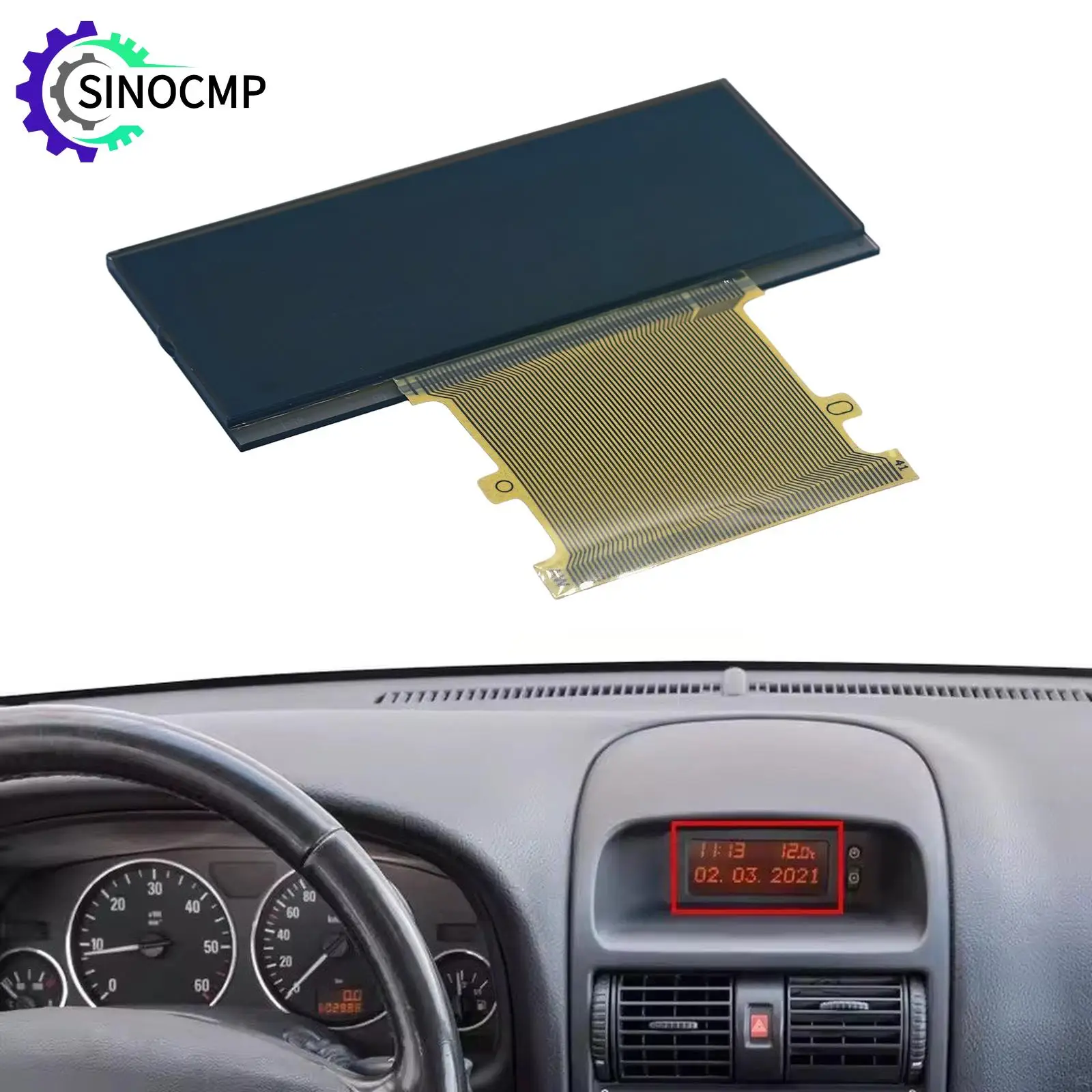 LCD Display TID On-Board Computer Display Screen For Vauxhall Opel Corsa Astra Agila Combo Meriva Chevy Corsa Montana Holden