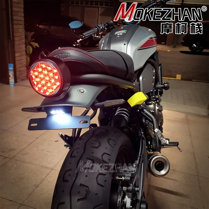 License Plate Holder Bracket For YAMAHA XSR700 XSR 700 2015 - 2025 2024 Motorcycle Accessories Rear Tail Frame Fender Eliminator