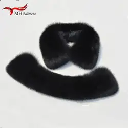 Autumn Winter Imitation Rex Rabbit Hair Collar Scarf Neck Warmer Stole for Garment for Women and Men Black Beautiful