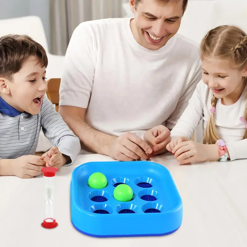 Family Ball Blow Game Interactive Family Blow Ball Board Game Children Educational Challenging Toys to Develop Cognitive Skills