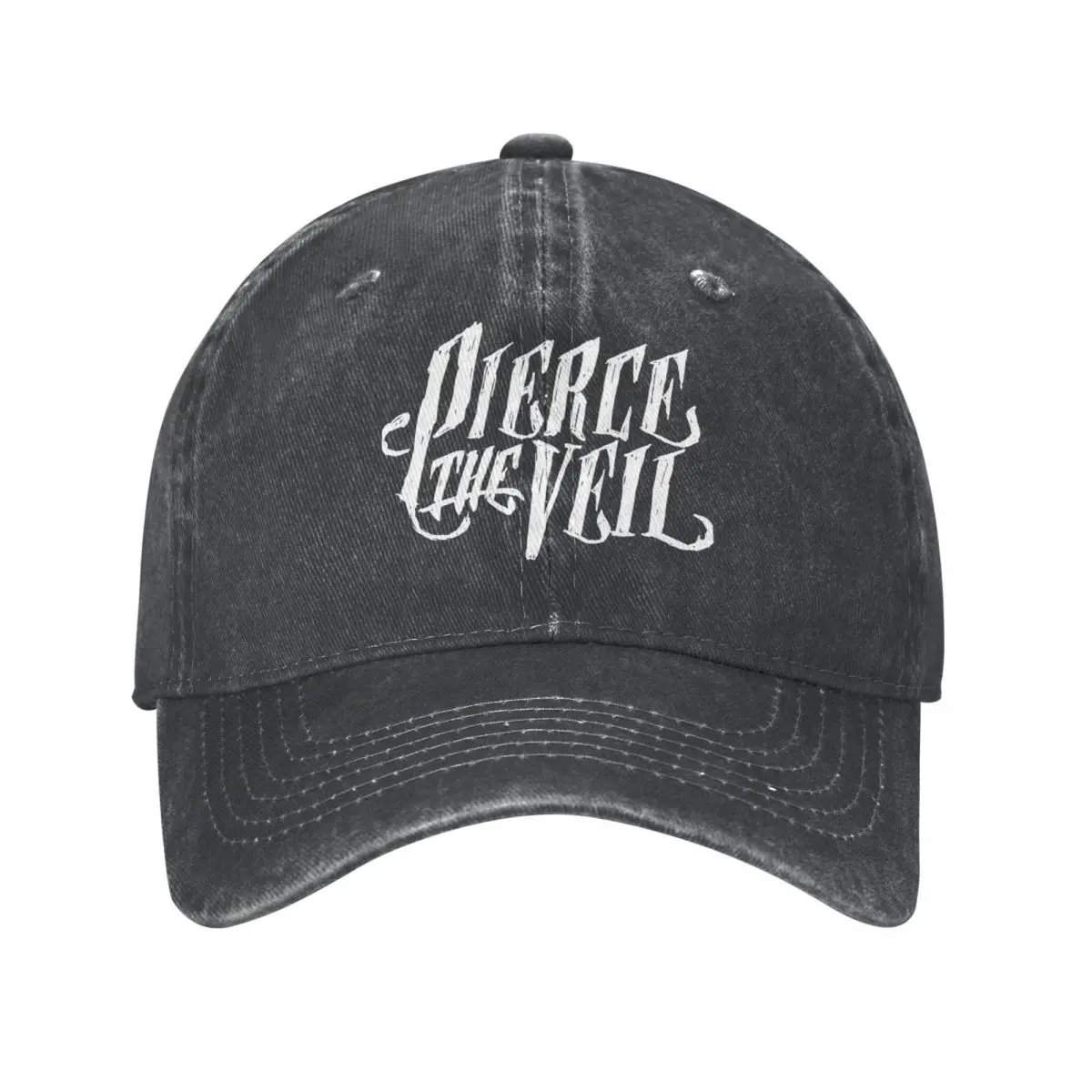 Retro Pierce The Veil Baseball Cap for Men Women Distressed Denim Headwear Outdoor Summer Caps Hat