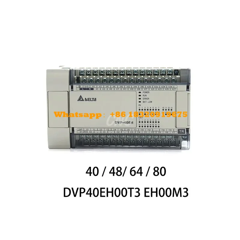 

Delta EH3 Series PLC DVP40 48 64 80 DVP40EH00R3 DVP40EH00T3 DVP48EH00R3 DVP48EH00T3 DVP64EH00R3 DVP64EH00T3 DVP80EH00R3