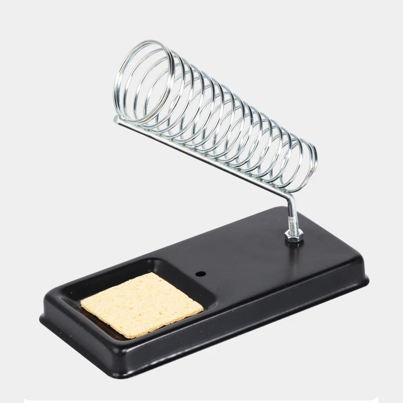 Portable Soldering Iron Stand Holder Soldering Tin Stand with Welding Cleaning Sponge Electric Soldering Iron Accessories