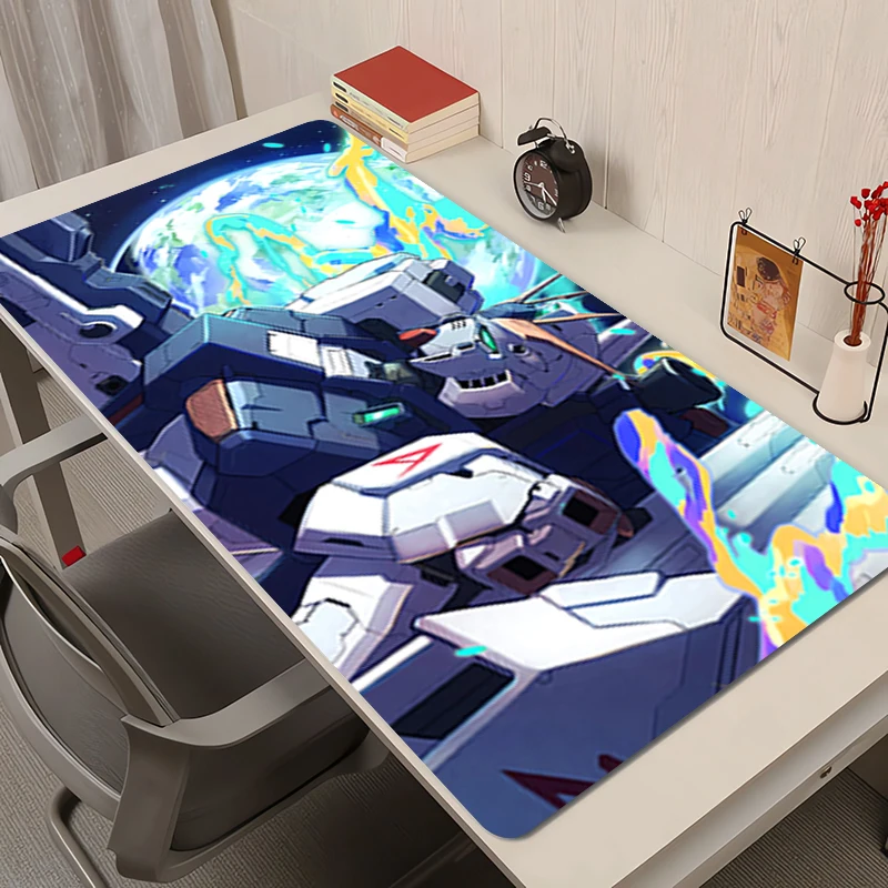 Muismat Mechanische Warrior Gundam Kantoor PC Accessoires Uitgebreide Pad Anime Bureaumat Antislip Rubber HD Muismat Gaming Matten