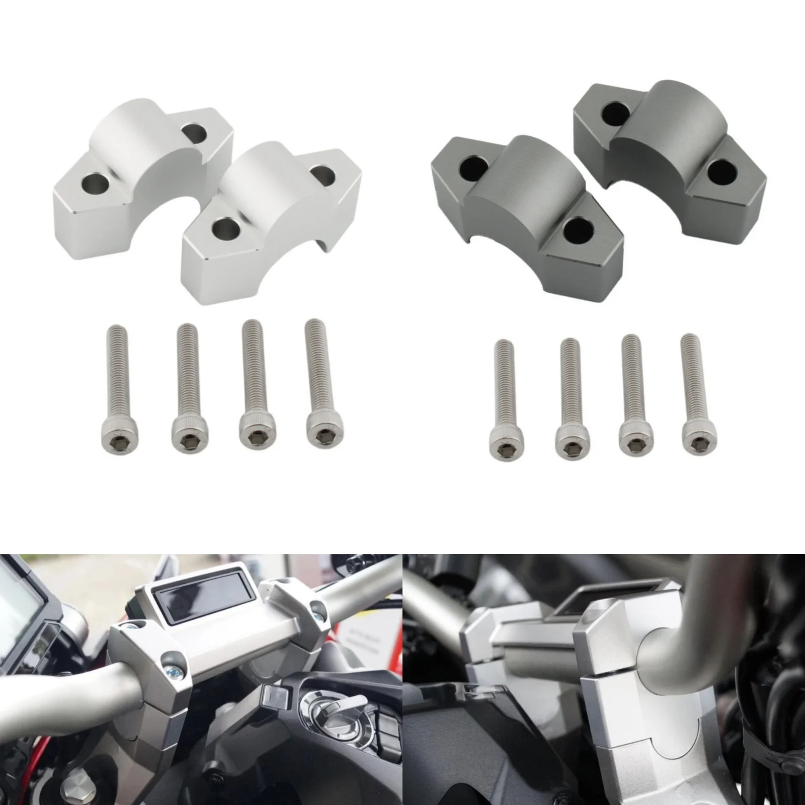 

Handlebar Riser Clamp Fits For Honda X-ADV 750 2017-2023 ADV 150 Adv 160 350 Motorcycle Bar Heightening Adapter Accessories