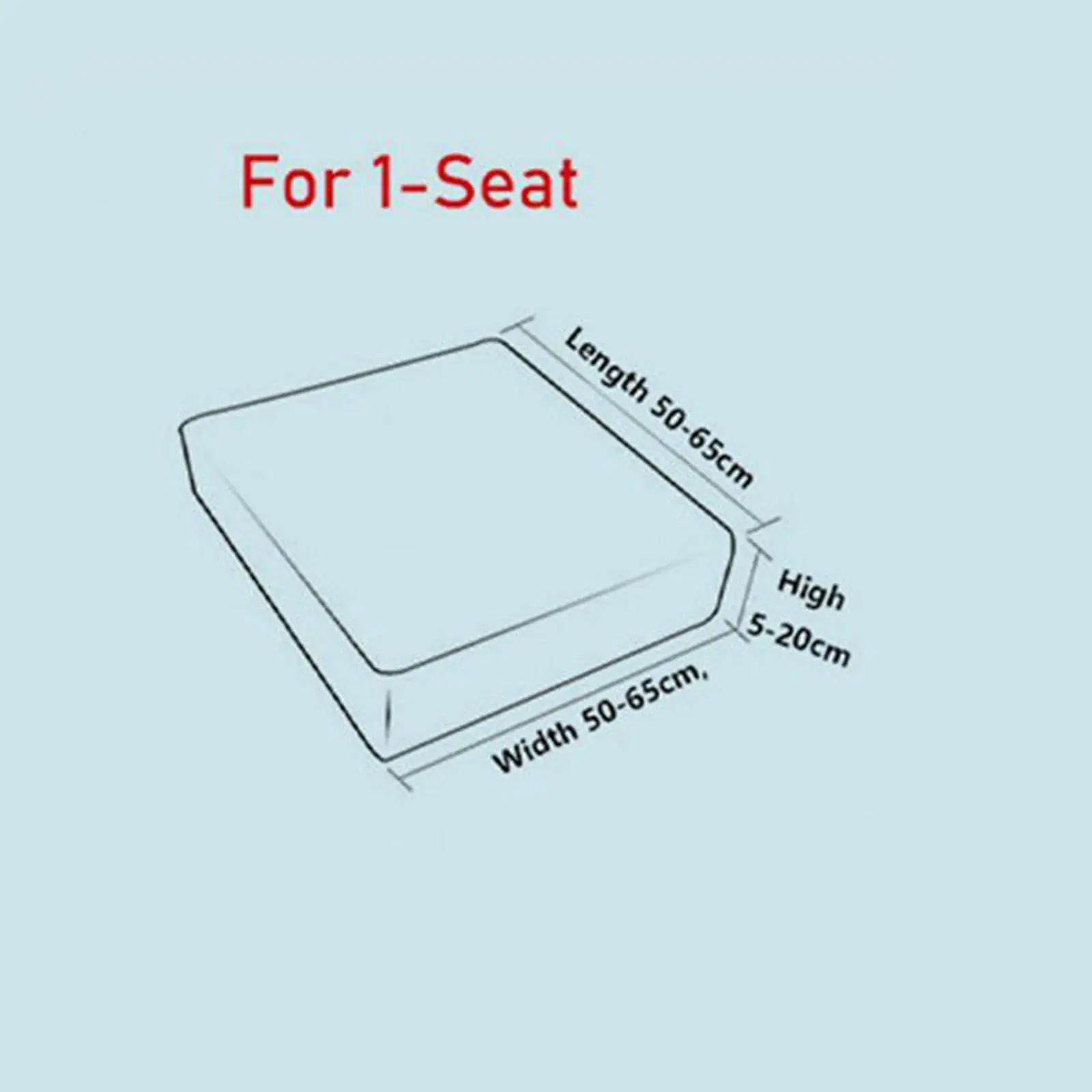 PU Leather Material Sofa Cushion Protective Cover Solid Color Separate
