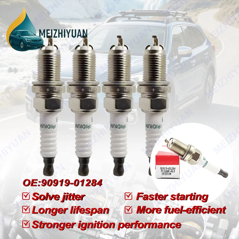 

4 шт. OEM FK16BR-AL8 90919-01284 Иридиевая свеча зажигания для Toyota Sienta NHP170 Prius NHP10 FK16BRAL8 9091901284