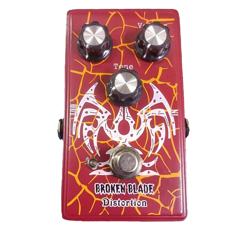 

Guitar Effect Broken Blade Distortion Pedal,With Dist/Volume And Tone Pedal,Distortion Effect Pedal,Guitar Pedal