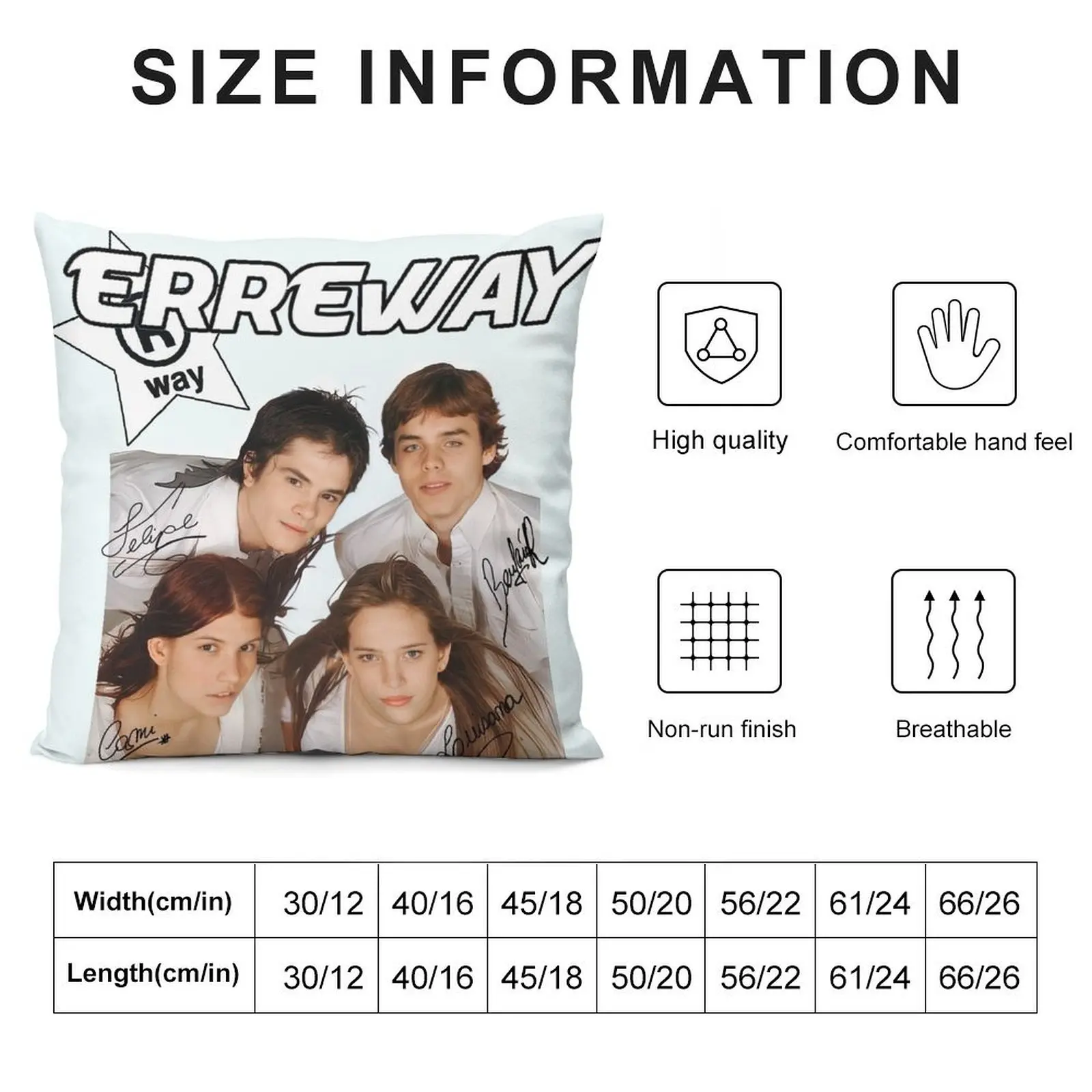 erreway poster Throw Pillow Pillow Cases Sofa Cushion Cover Decorative Cushion pillow