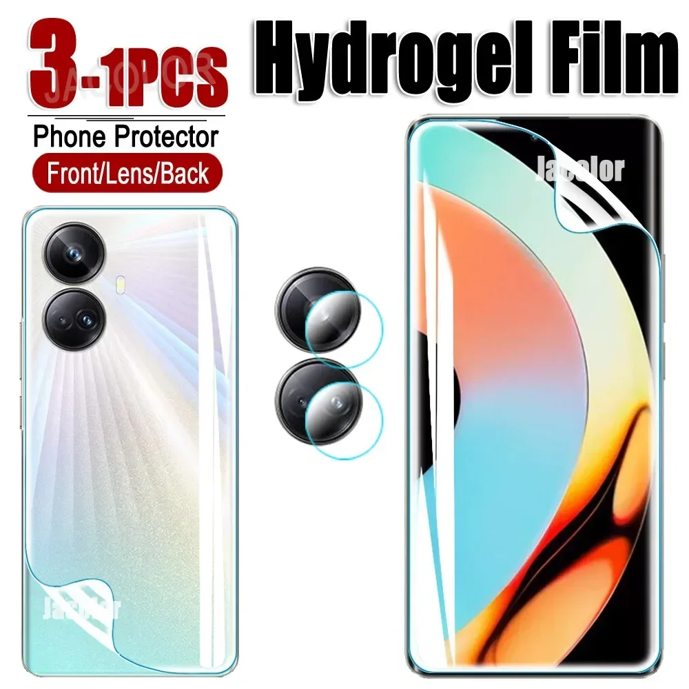 1-3PCS Gel Hydrogel Film For Oppo Realme 10 9 8 7 Pro Plus Opo Oppa Raelme Reakmy 10Pro 9Pro 8Pro 7Pro Camera Lens Back Protetor