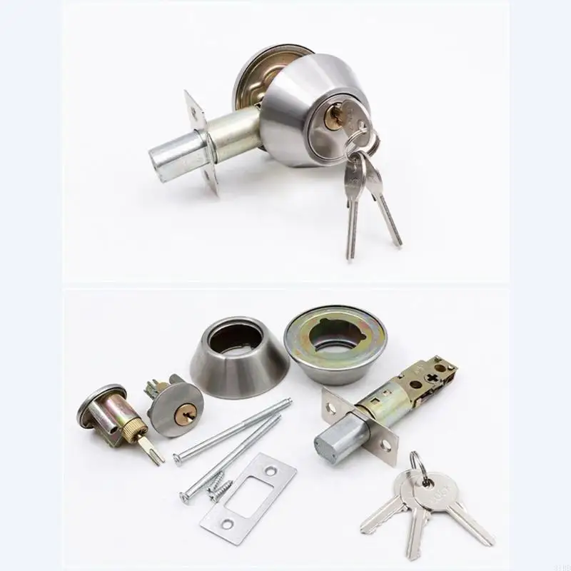 Wzmocniony cylinder zabezpieczający bez uderzenia i zakleszczenia, do standardowych instrukcji montażu drzwi