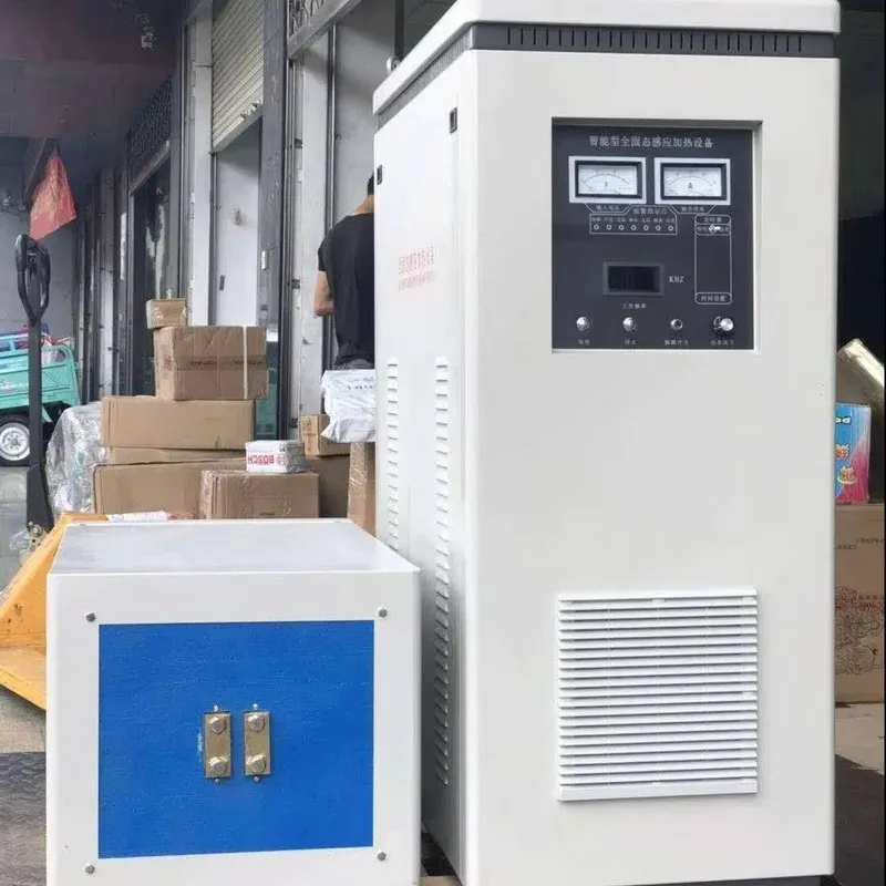 

High Frequency Solid Sate Induction Equipment For Quick Heating Of Aluminum Ingots установка ТВЧ