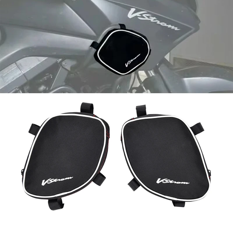 

2 шт. мотоциклетных сумок для Suzuki V-Strom DL 650, сумки для установки на защитные дуги Kappa, сумки для инструментов, сумки для бампера