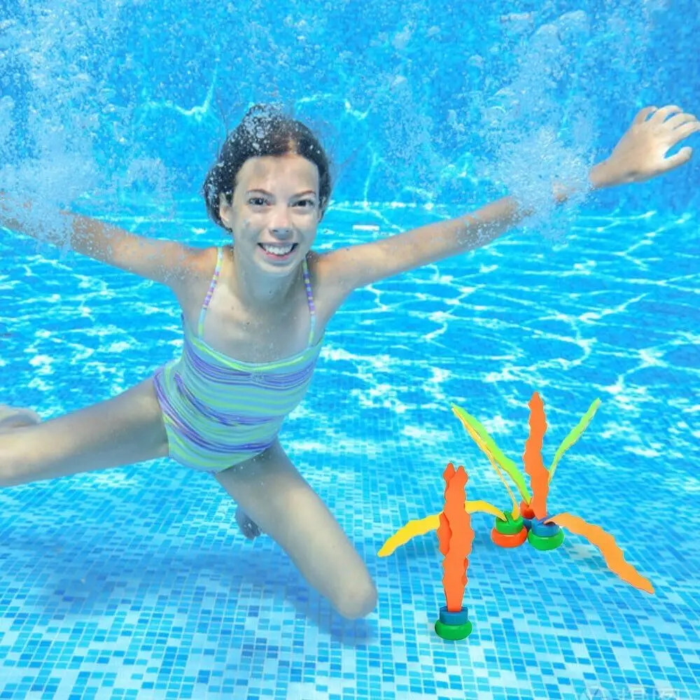 High-quality Plastic Diving Grass Toy Water Games Summer Toys Seaweed Toy Swimming Pool Throwing Toy