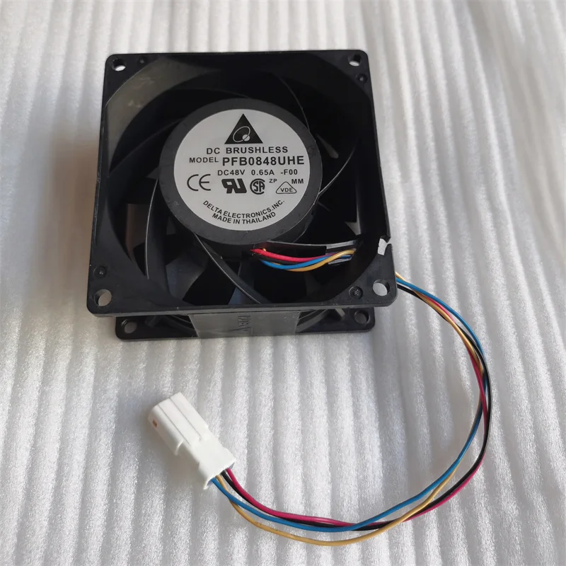 PFB0848UHE 8038 48V 0.65A PWM with ABB Solar Inverter Connector Server Cooling Fan