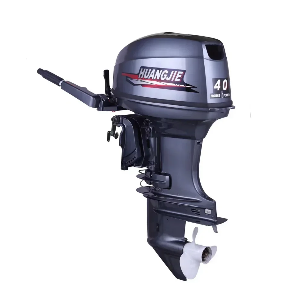 Short Shaft 40hp 2 Stroke Gasoline Boat Engine Ship 703cc Outboard Motors