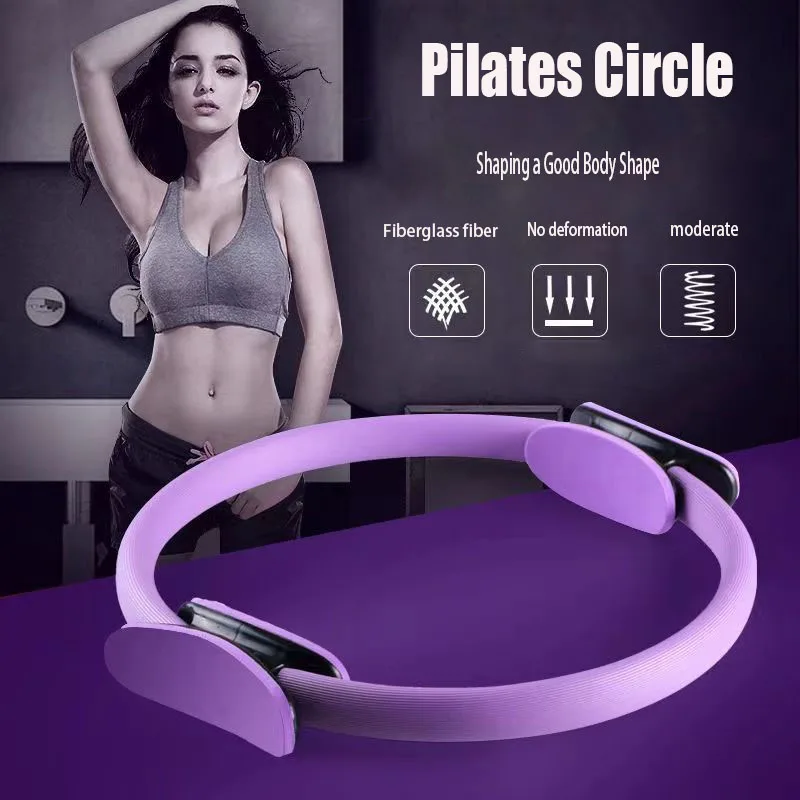 

Pilates Circle Yoga Fitness circle beautiful back thin legs shaping postpartum pelvic floor muscle training fitness equipment