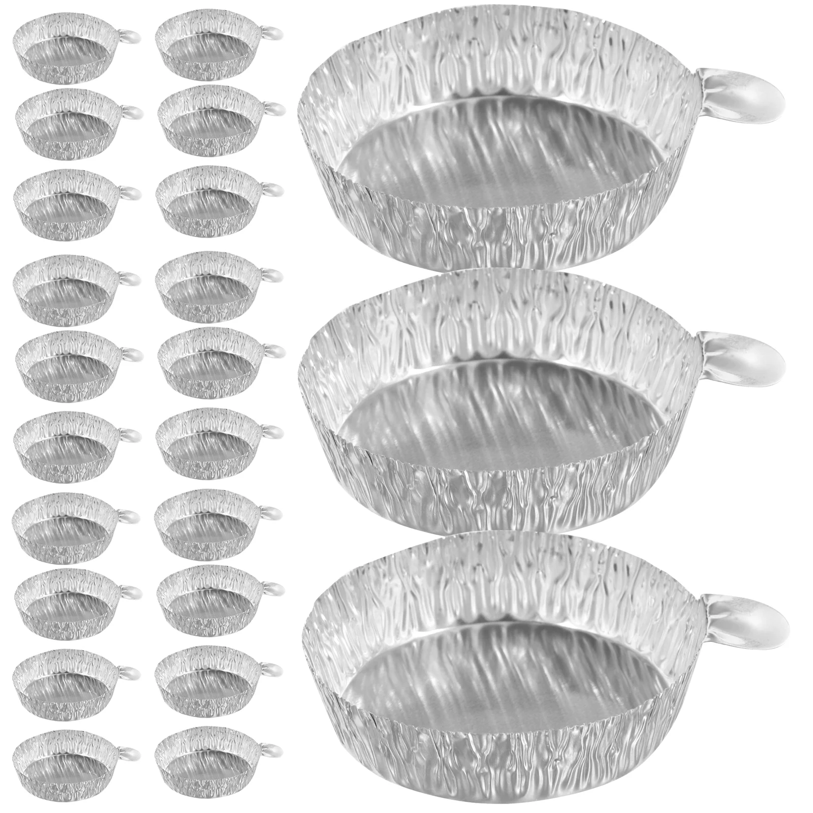 Plateaux de pesage en aluminium pour liquides, petits plateaux de pesée pour bateaux, assiettes en aluminium, casseroles, 100 pièces