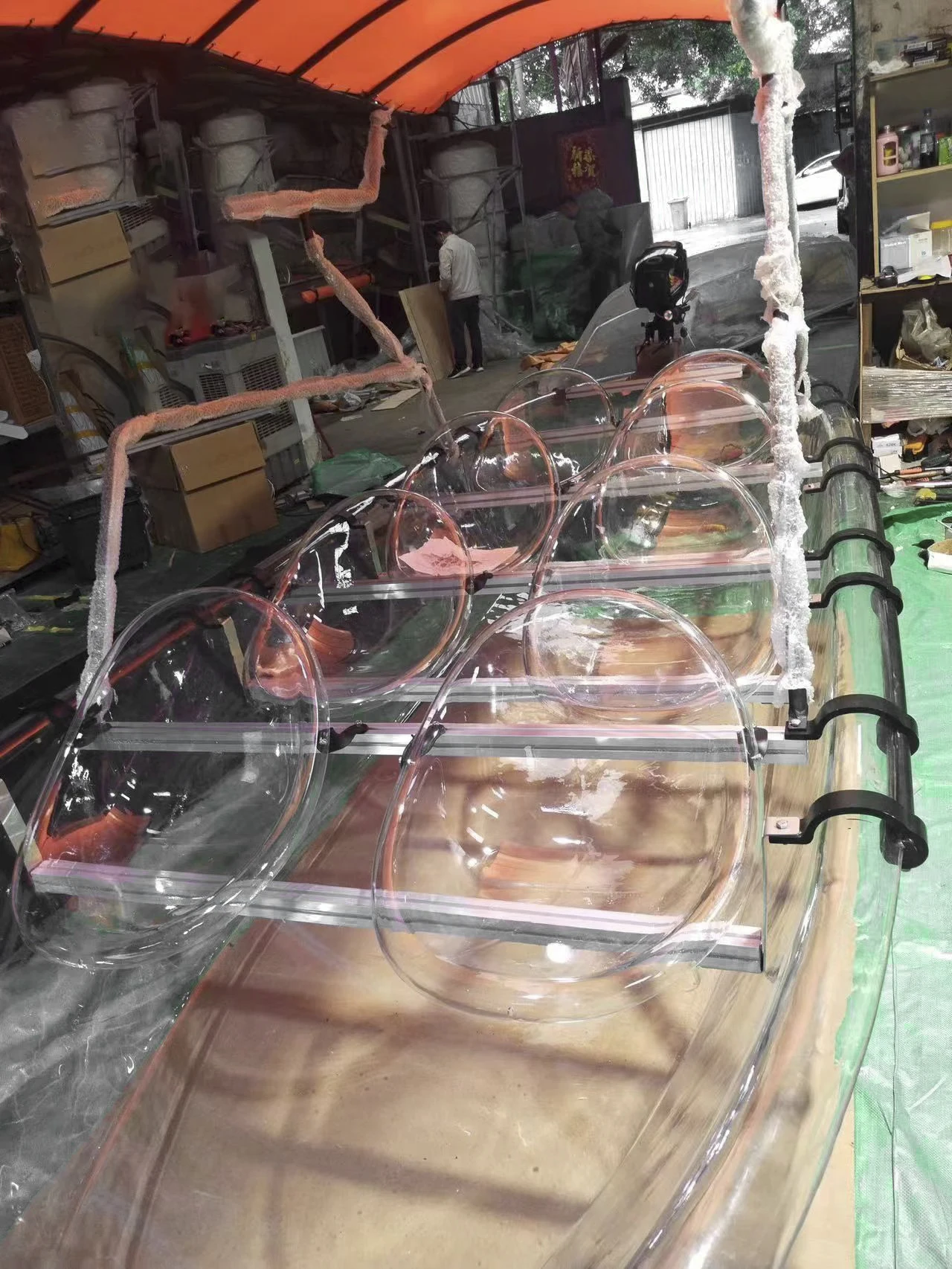 8-Sitzer-Big-Boot, 8-Personen-großes, transparentes Boot