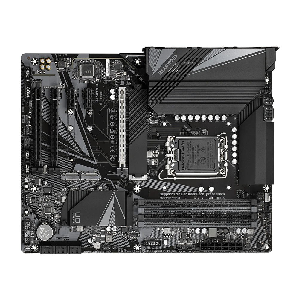 Imagem -05 - Placa Principal Gigabyte-z690 ud Ddr4 Suporte Lga1700 I912900k I7-12700k I5-cpu 12600k Chipconjunto Intel Z690 Hdmi Pci-e 5.0 Atx