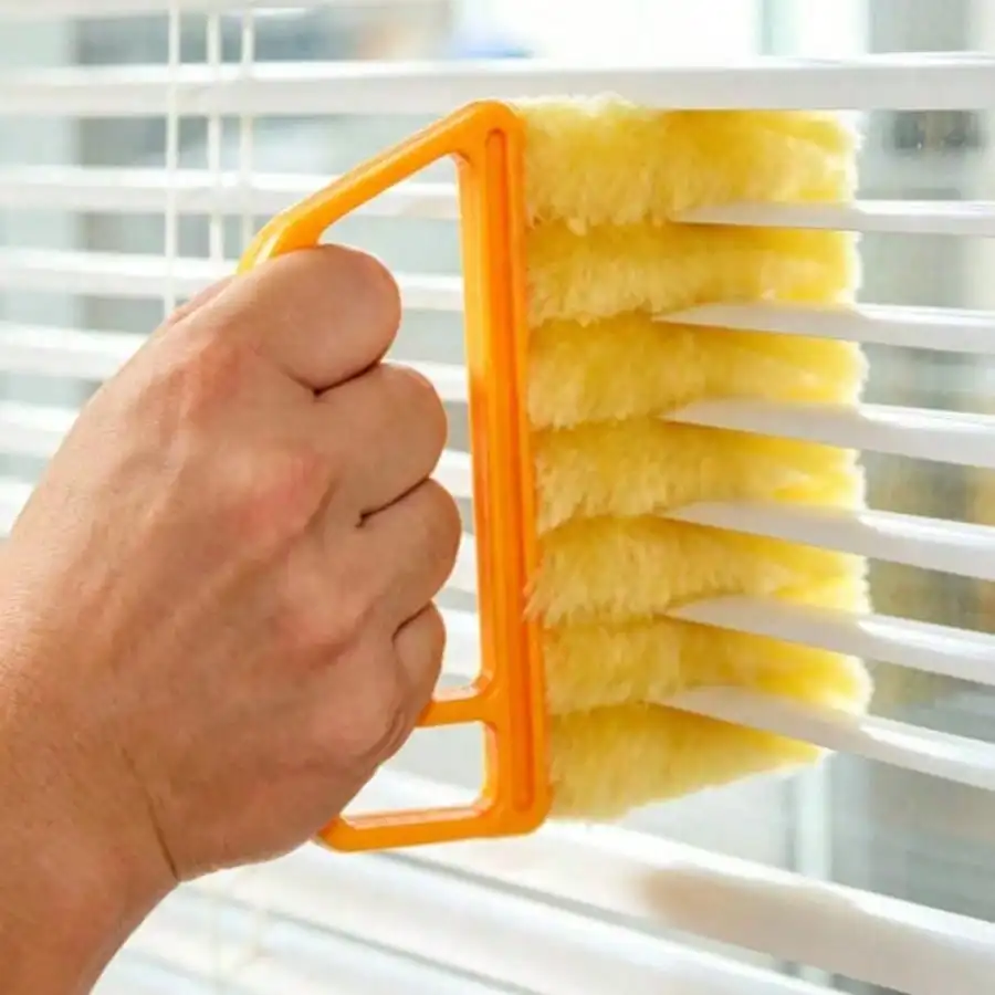 1Pc Handheld Blinds Cleaner Brush, Portable Window Blind Duster, Multi-purpose Gap Cleaning Tool for Air Conditioner Vents