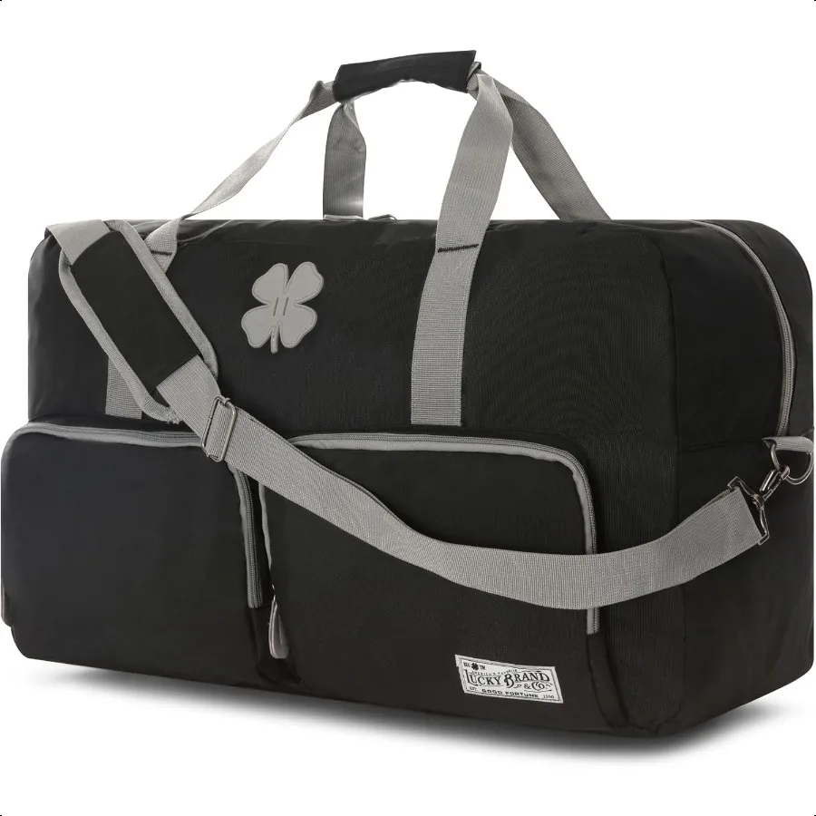 

Lucky Travel Duffel Bags 65L Gym Bag Travel Bag Large Duffle Bag for Men Foldable Overnight Weekender Bags for Women Men with A