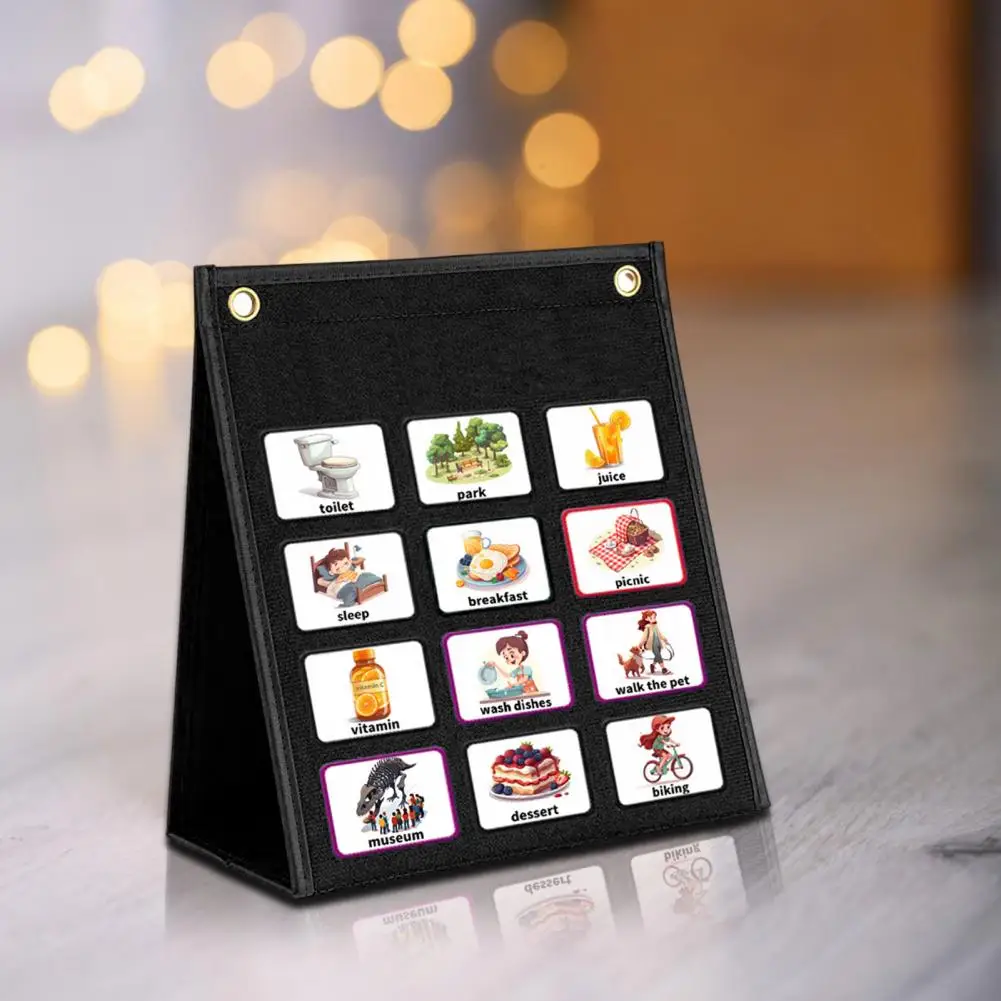 Children Visual Timeline Efficient Kids' Daily Routine Planning 2-in-1 Visual Schedule Chart Calendar Set for Home for Children