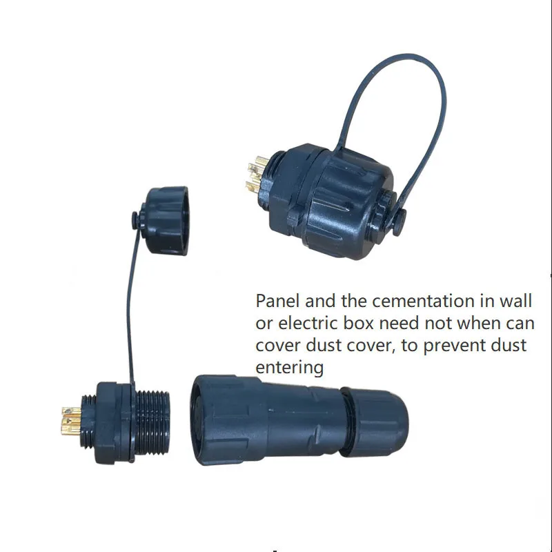 1pcs M14 Dust Cover Waterproof Aviation Plug Male Dust Cover For M14 Waterproof Aviation Plug