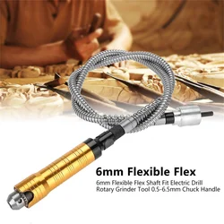 1pc Engraver Flexible Shaft 0.24 Inch/6MM Flex Shaft Electric Drill Handle Chuck Separate Mini Grinder Accessories